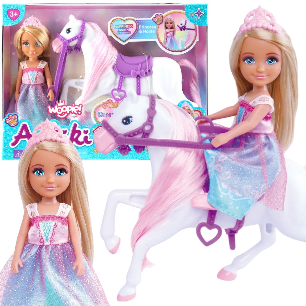 Woopie Royal Ankiki Princess Doll with White Horse