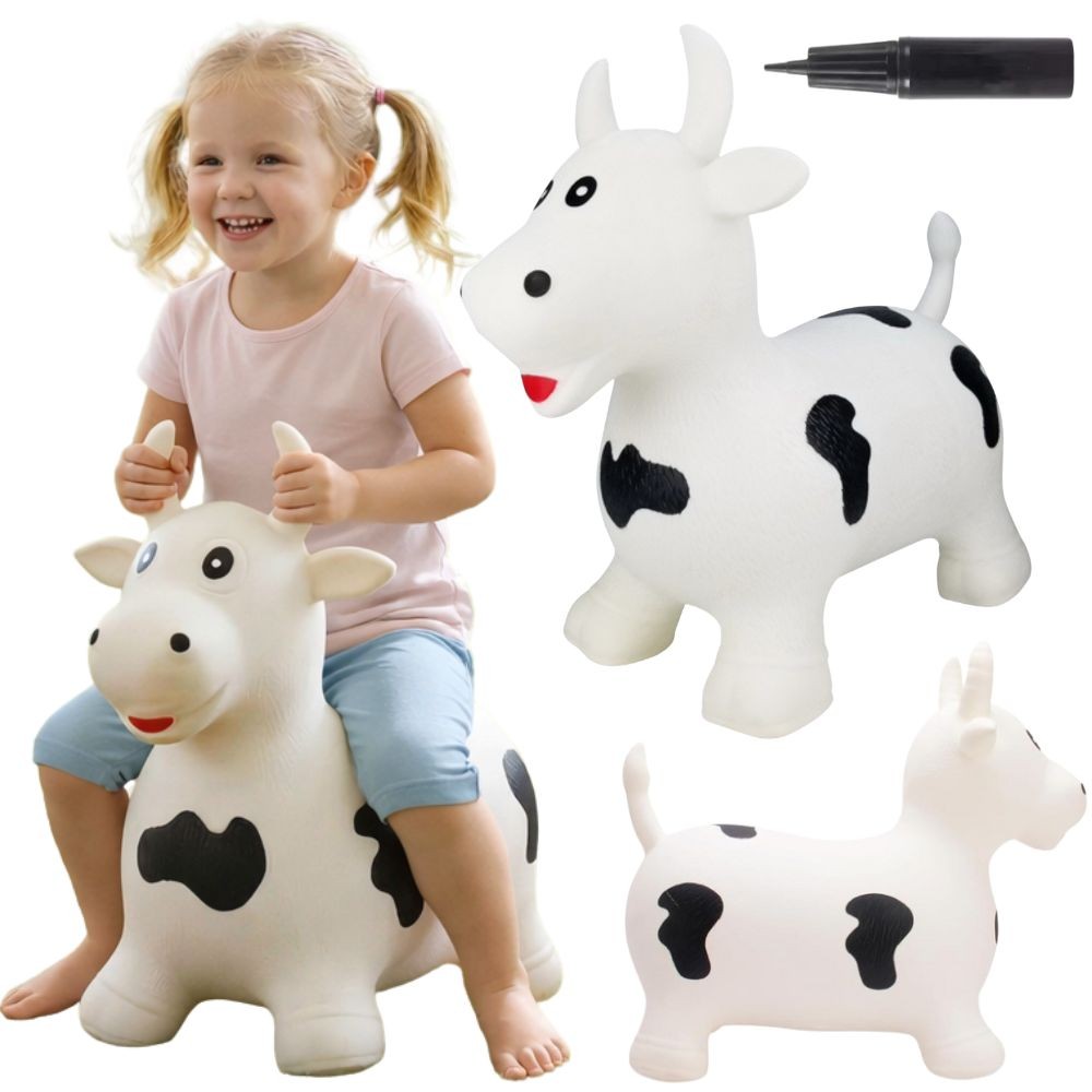 Woopie inflatable jumping cow hopper with pump, up to 45 kg