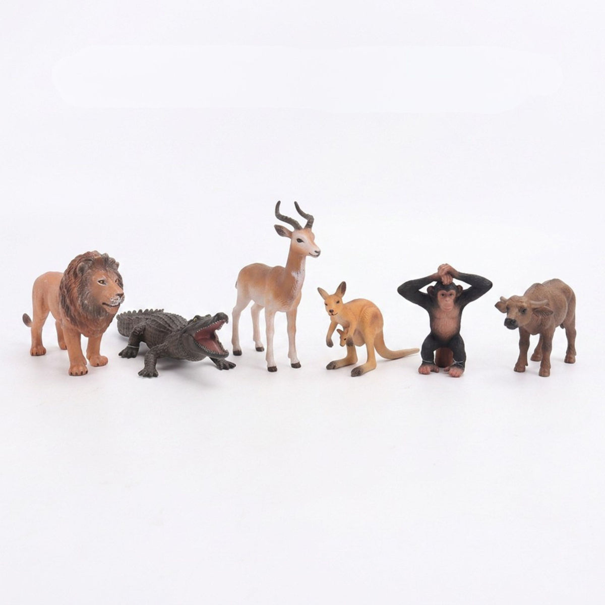Woopie safari animal figures 6 – kangaroo and chimpanzee