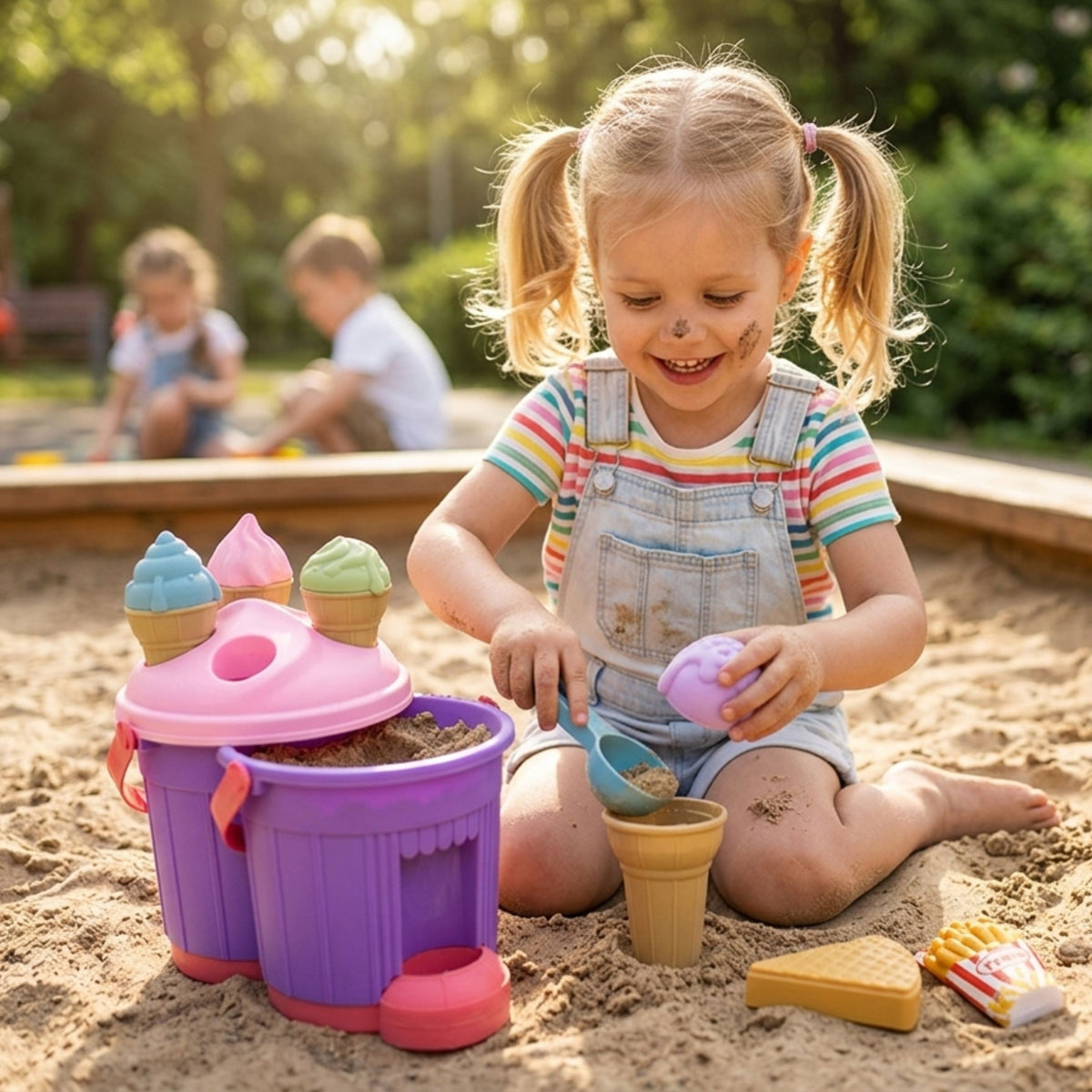 Woopie ice cream sand bucket – fries box