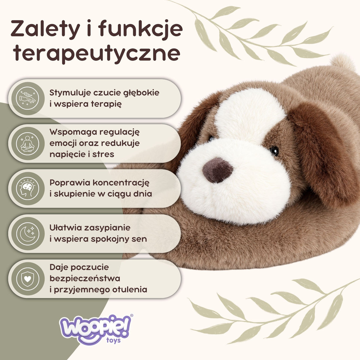 Woopie svērtais suns 2,5 kg – suns klēpī