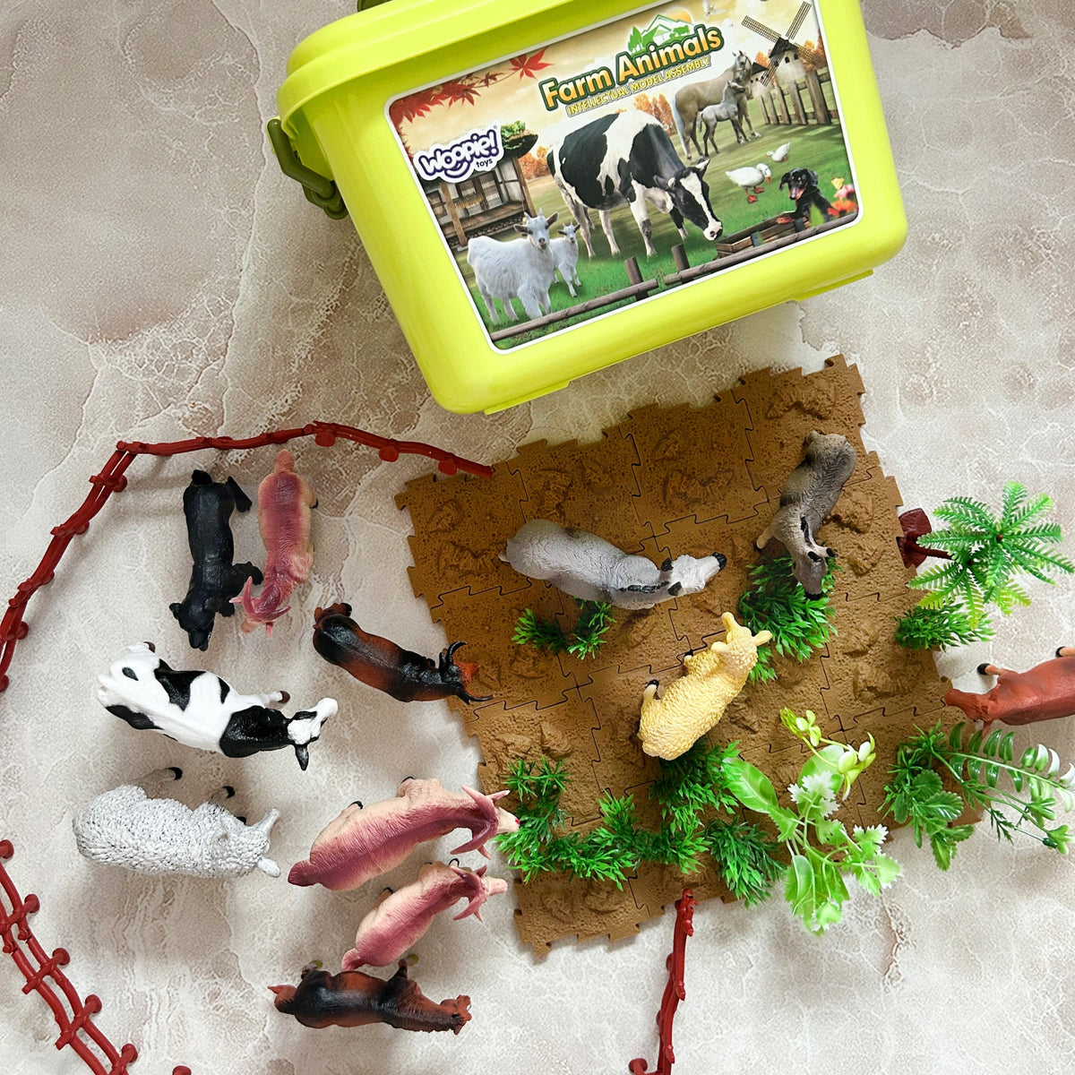 Woopie farm figures chest 57 – puzzle floor