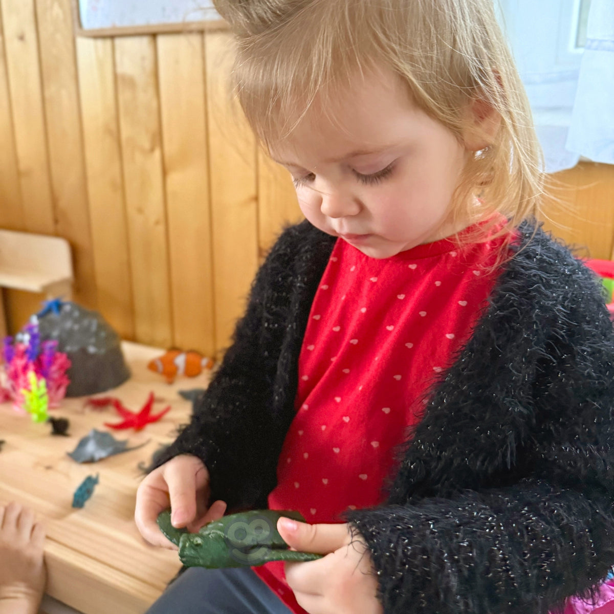 Sea animal figures – play mat for an underwater world
