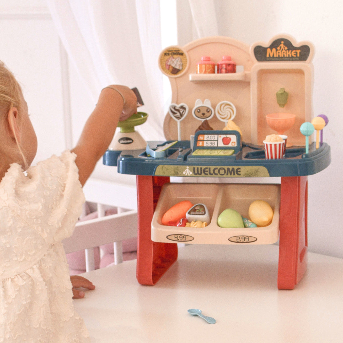 Woopie toy supermarket – ice cream and lollipops