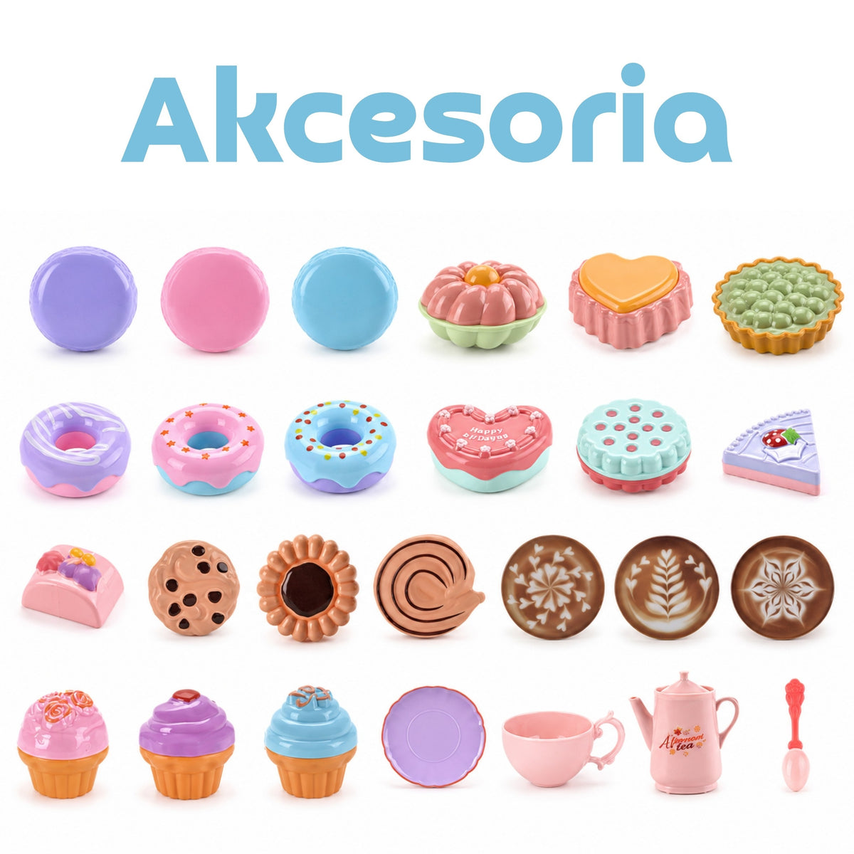 Woopie tea set shopping basket – tea party