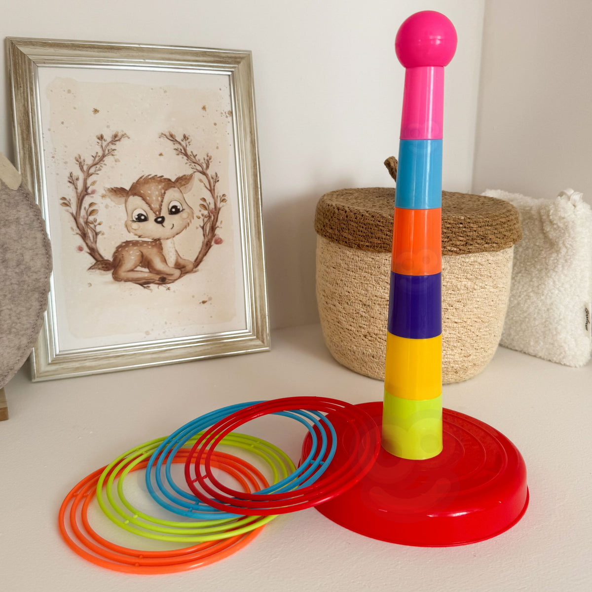 Ring toss game – quick to set up indoors or outdoors