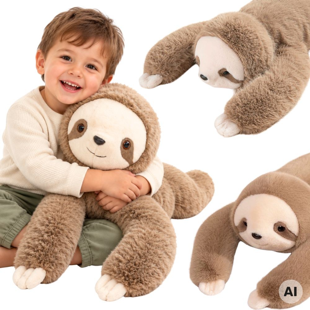 Woopie svērtais plīša sliņķis 65 cm, 1 kg