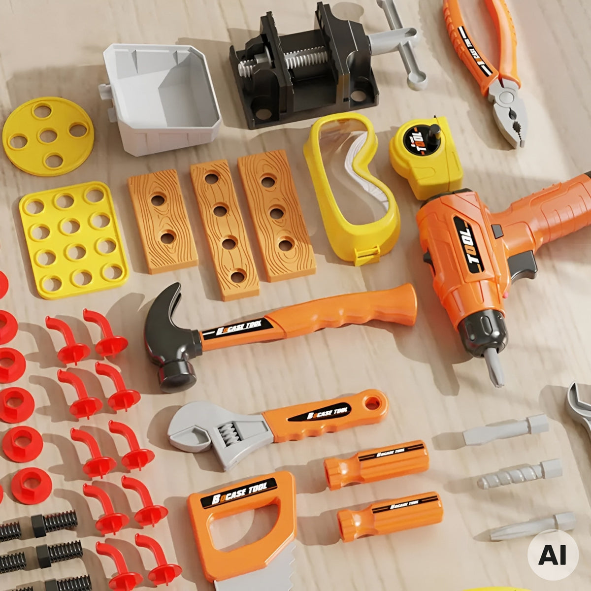Woopie 2-in-1 workbench – workbench with tool board