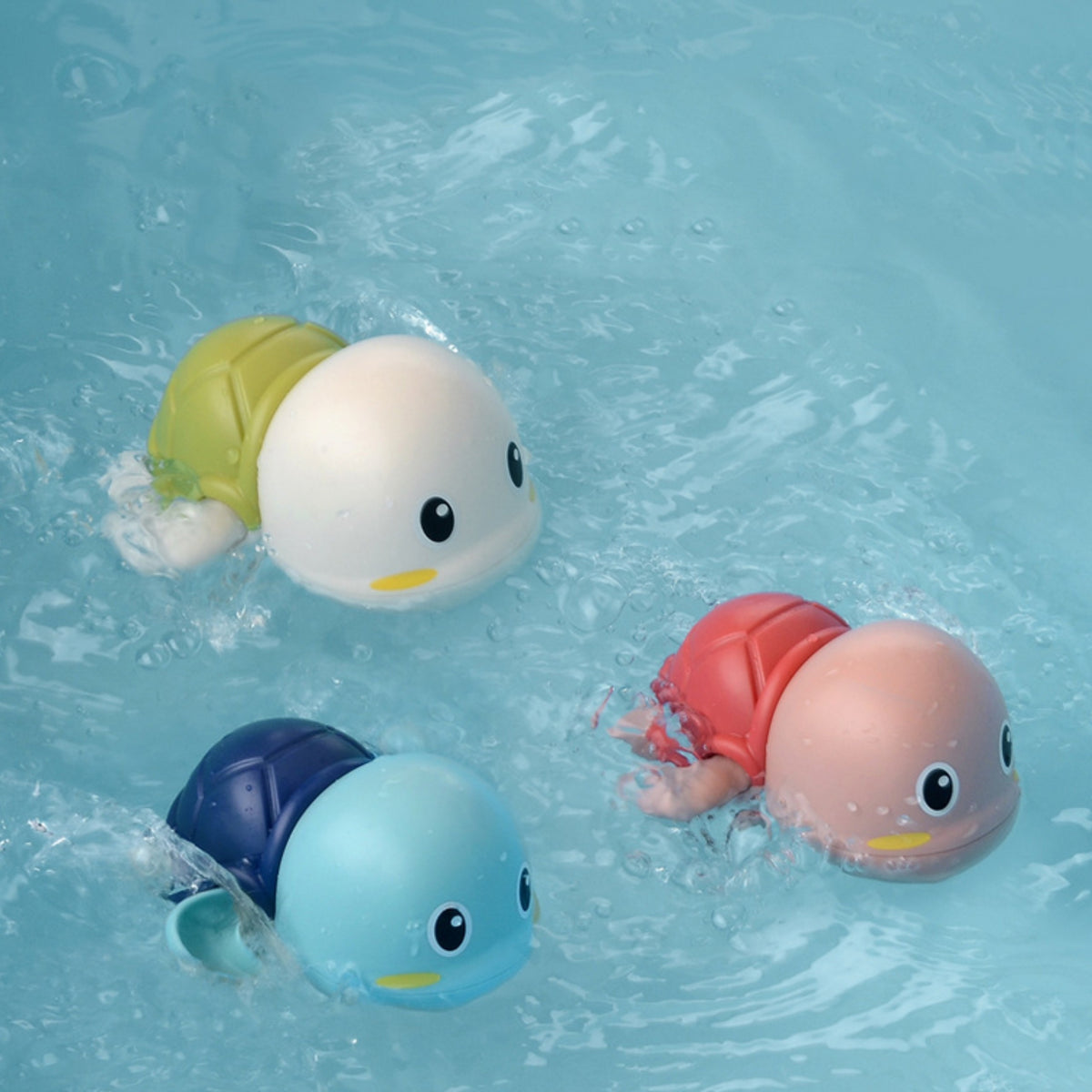 Wind-up turtle – bath toy that works without batteries