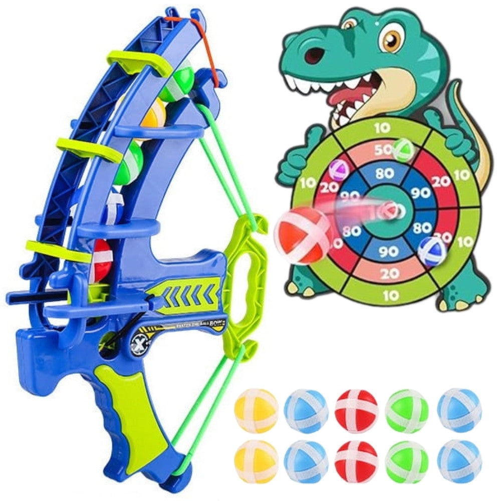 Woopie dino bow and velcro target game for kids