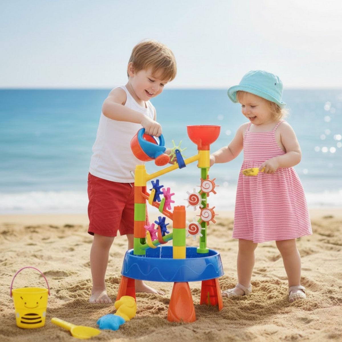 Woopie waterfall water tower – gears and rotors