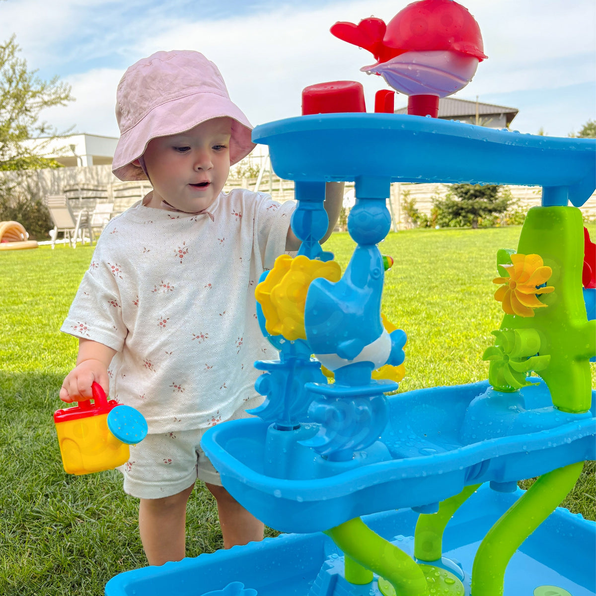 Woopie 4in1 delfīna ūdens galds – četru līmeņu ūdenskritums