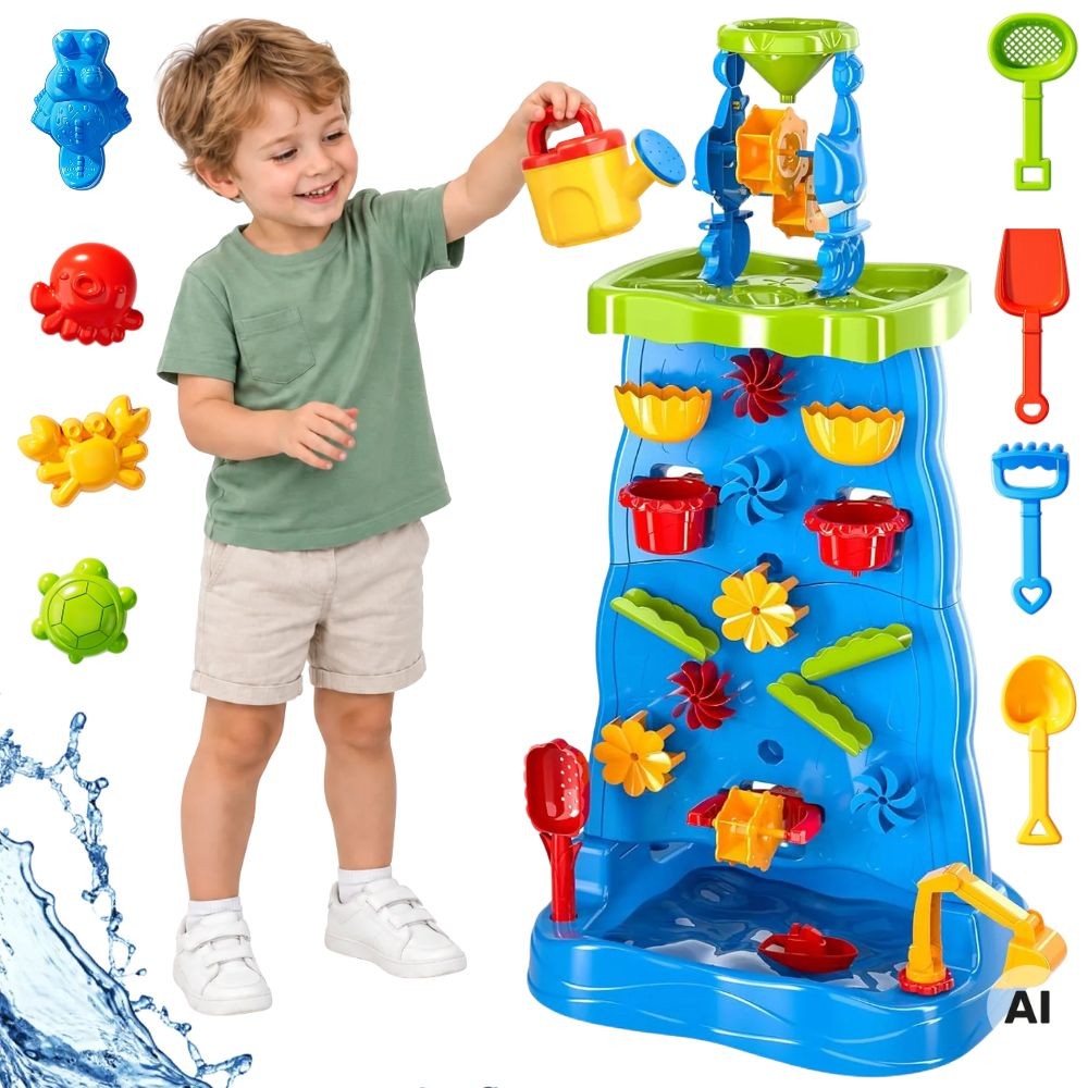 Woopie XXL Double-Sided Water Wall Table 2 in 1