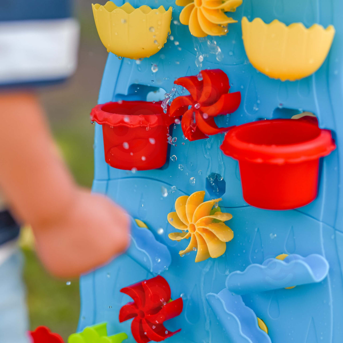 Woopie XXL water wall – water wheels and troughs