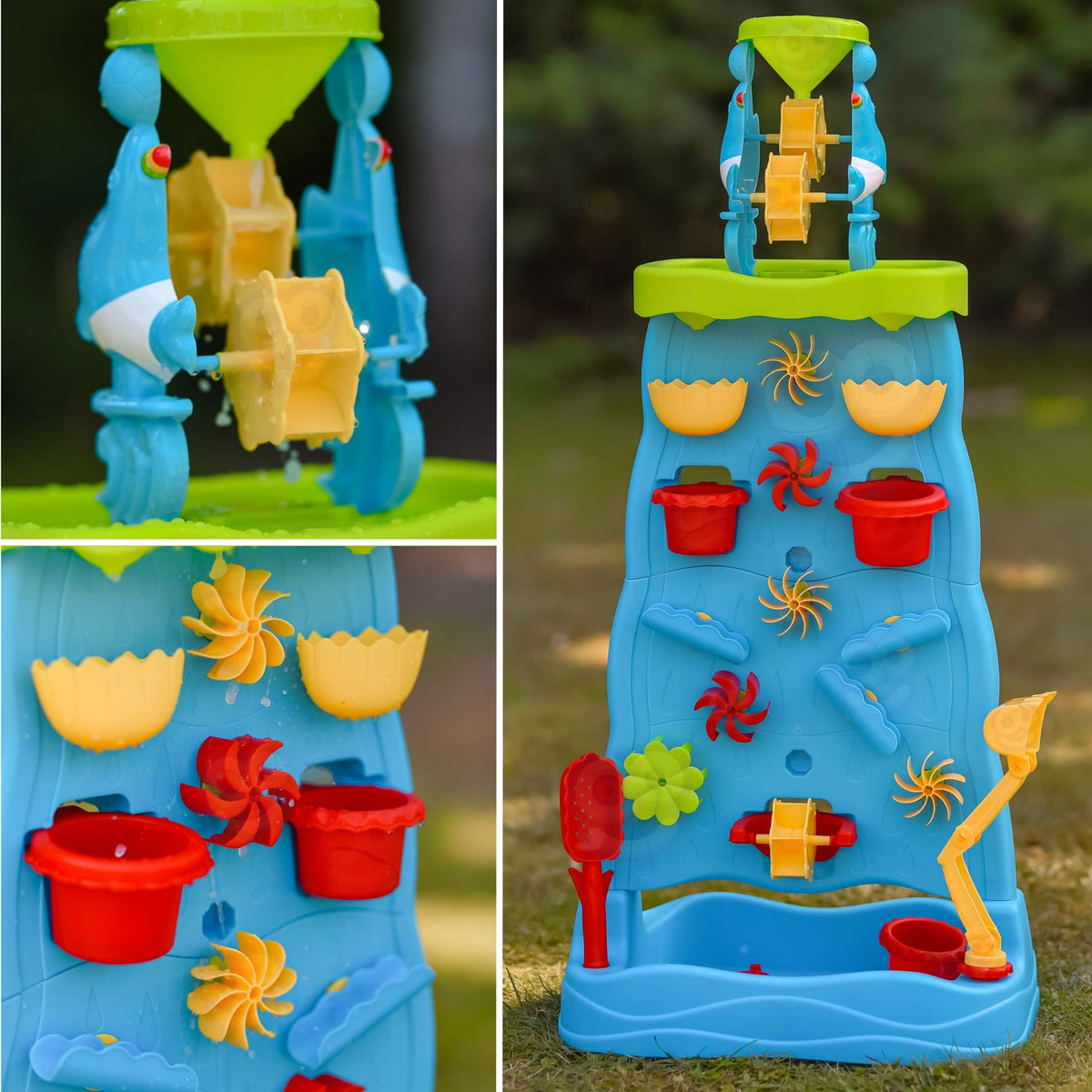 Woopie XXL water wall – funnel and cups for kids