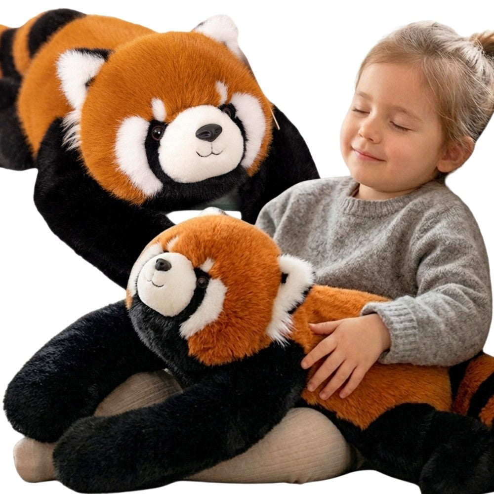 Woopie svērtā plīša sarkanā panda 65 cm, 2,5 kg