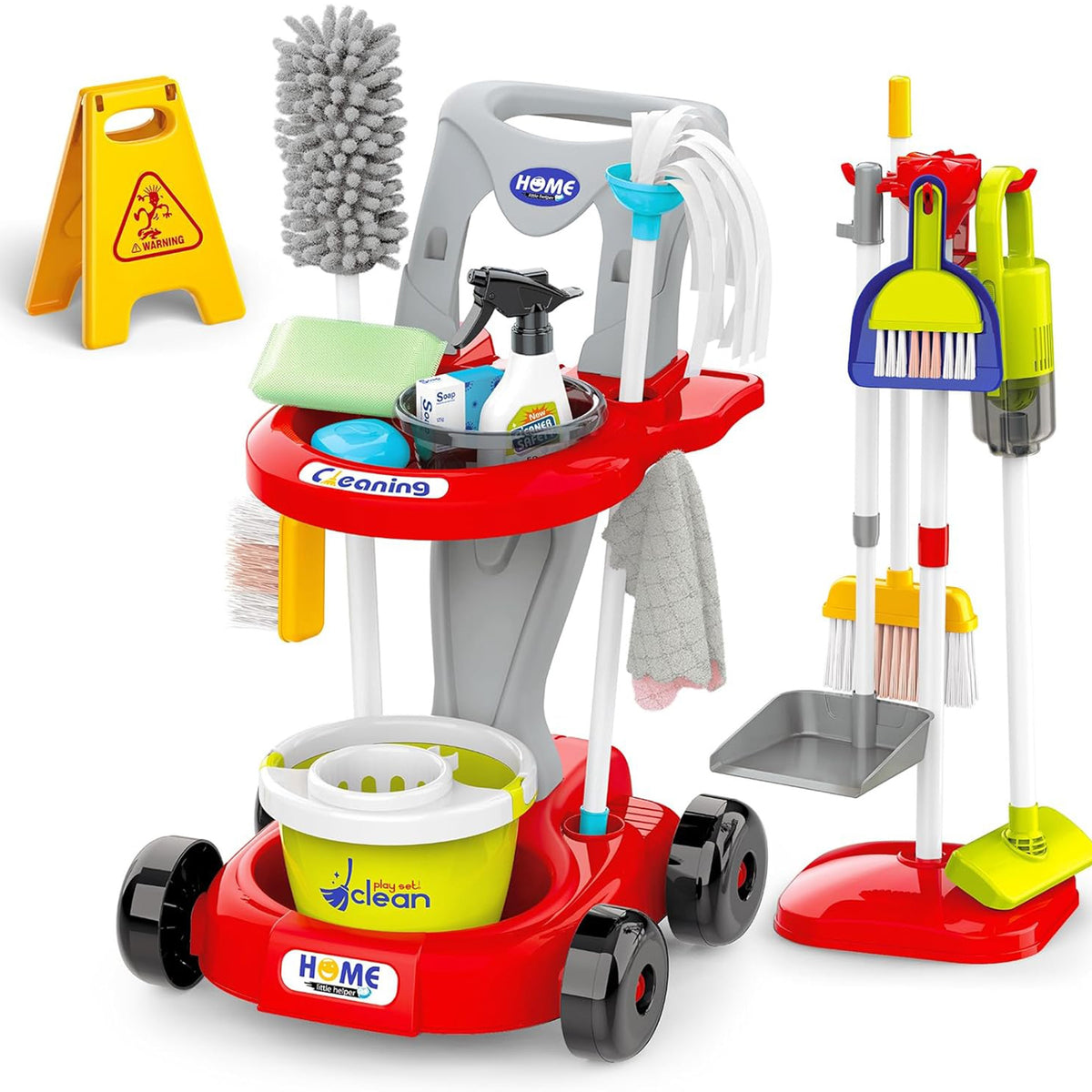 Woopie XXL Cleaning Trolley Set 3 in 1, 29 pcs