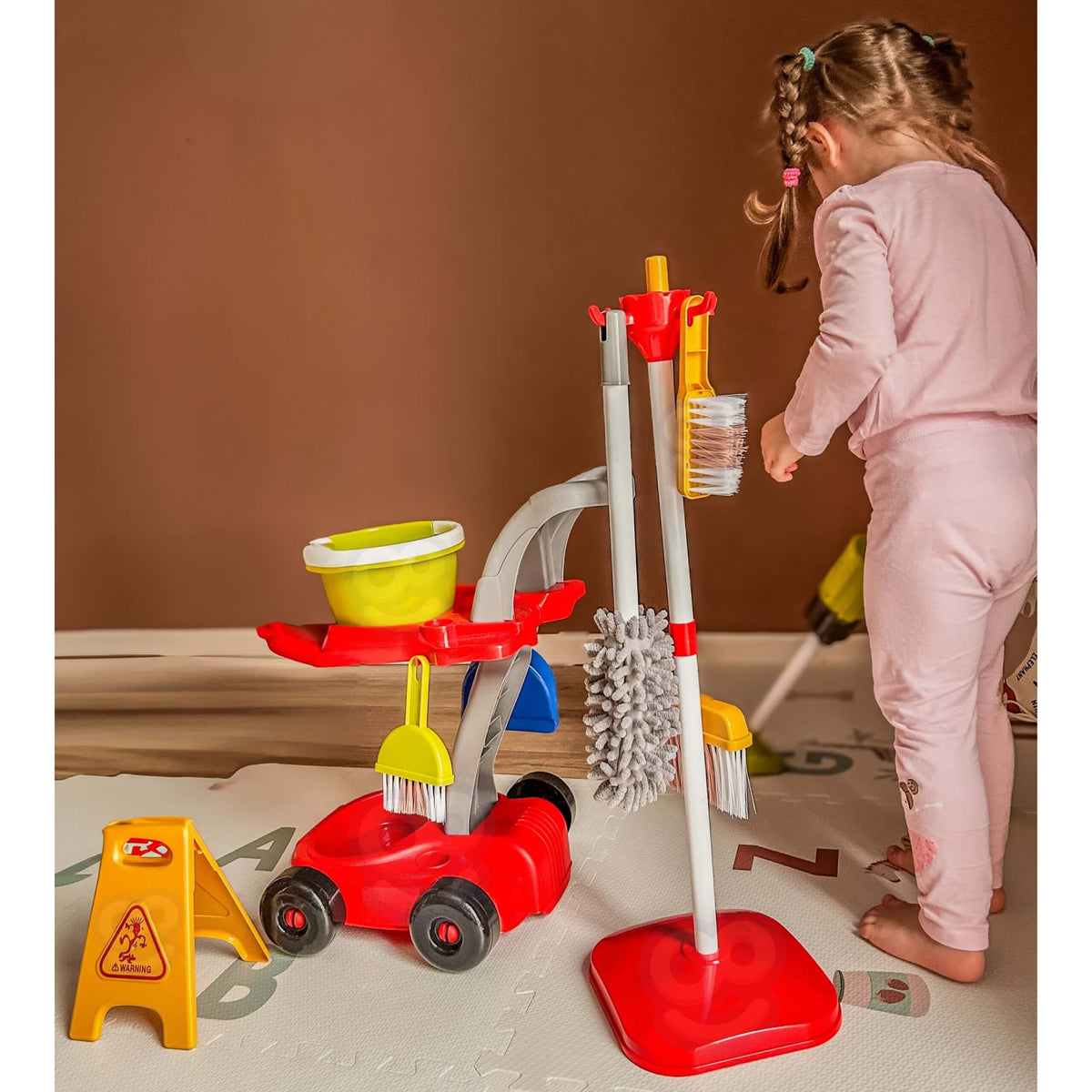 Woopie XXL cleaning trolley – mop and bucket